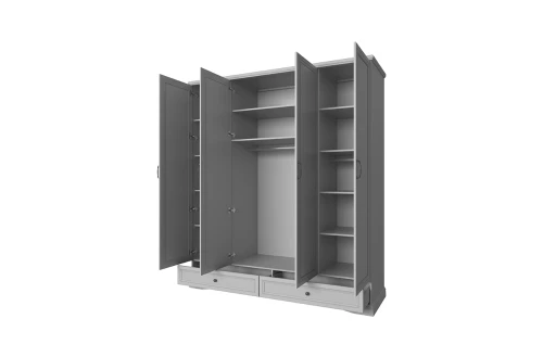 VALENCIA, Шкаф 4DG2S Z. Цвет СЕРЫЙ