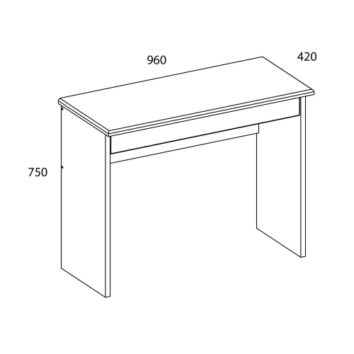 Стол 1S, TIFFANY, цвет вудлайн кремовый