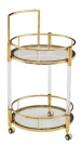 Столик сервировочный Моника ЕТ-221, 54х88 см, акрил/золото