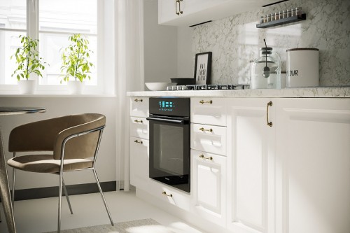 Модульная кухня Ницца 2400 Айленд МДФ ПВХ прямая