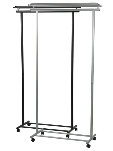 Вешалка напольная на колесах М 9 чёрный