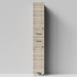 Пенал Адам 30 напольный, Дубослив ореховый светлый ПВХ 3445, левый