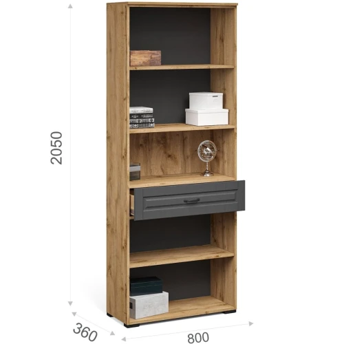 Пенал «Лацио Сканди» 4д1ящ, Вотан/Сканди графит