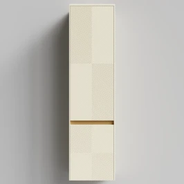 Пенал Аурум 40, пример RAL 1015 Светлая слоновая кость, матовая, подвесной, левый