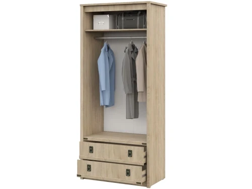 Шкаф «Валенсия» 2д2ящ, Дуб сонома