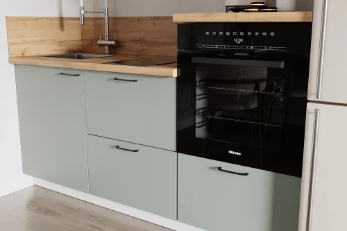 Готовая кухня КГ 1800 Эмаль, Олива Арника РМ в.3