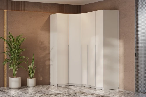 Шкаф с наполнением (14 полок + 2 штанги) ШК 5, Меланж