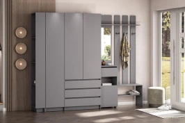 Прихожая Бали, Графит. Комплект 13