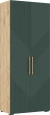 Шкаф двухстворчатый Ирис, Браш Мени Грин, Дуб Крафт