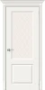 Межкомнатная дверь эмаль BRAVO Скинни-13 Whitey White Сrystal