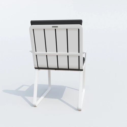 Обеденная группа TELLA  ALBA  каркас белый / стол тик 220 / ткань антрацит