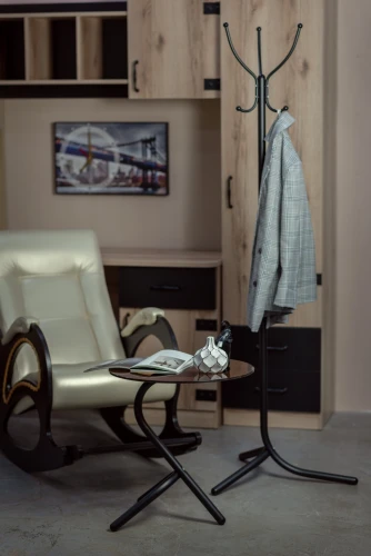 Стол журнальный Дуэт 5 черный/ тонированное