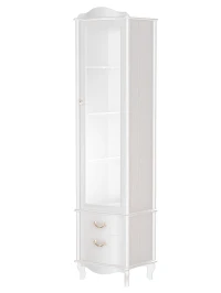 Шкаф-витрина Джульетта молочный дуб