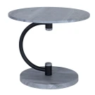 Стол журнальный Дуэт 13 черный/орех гикори грей