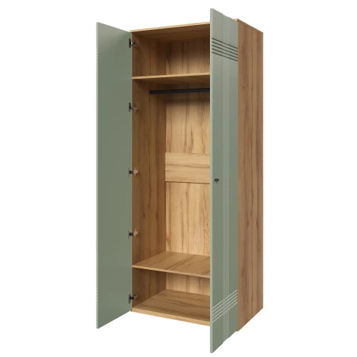 Шкаф Вега Саксония 90, серо-зеленый