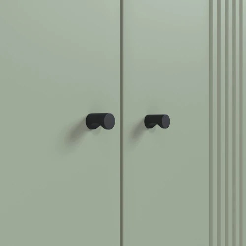 Шкаф Вега Саксония 90, серо-зеленый