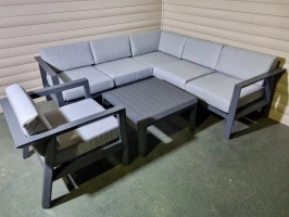 Комплект мебели из алюминия Graphite V 80