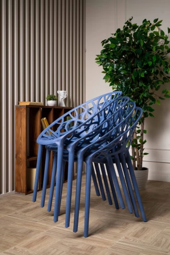 Пластиковый стул ARIA лаванда