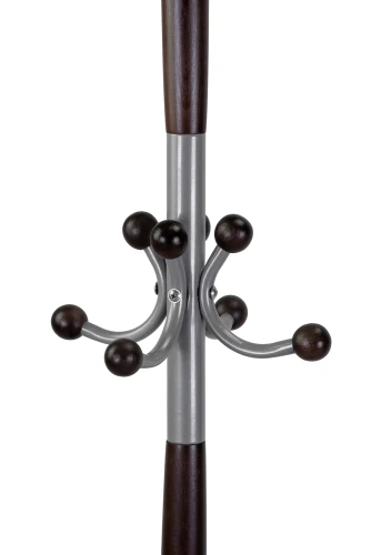 Вешалка напольная Д 1 металлик/ венге