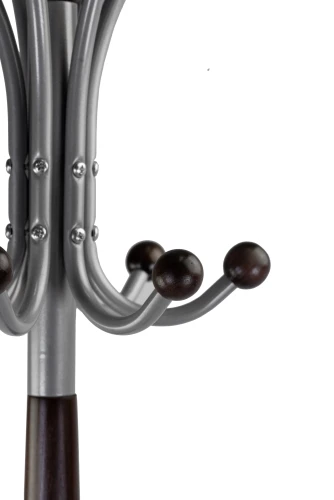 Вешалка напольная Д 1 металлик/ венге