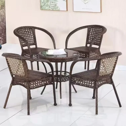 Стол из искусственного ротанга D.58 Фуджи «Fuji» шоколад арт.