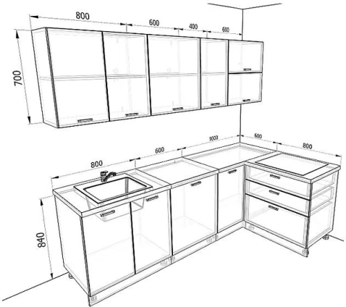 Кухня Люкс Комплектация 7