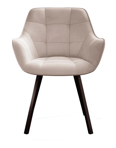 Стул DikLine 252 М поворотный, B03 BEIGE, ножки черные