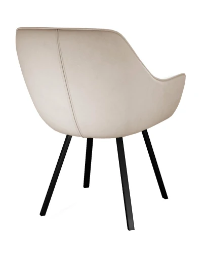 Стул DikLine 252 М поворотный, B03 BEIGE, ножки черные