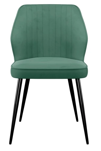 Стул DikLine 222М микровелюр Z39 авокадо, ножки черные