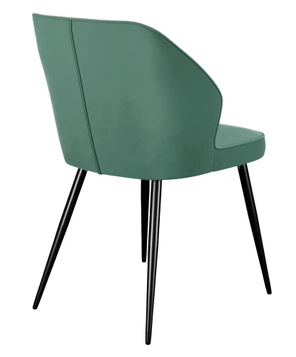 Стул DikLine 222М микровелюр Z39 авокадо, ножки черные