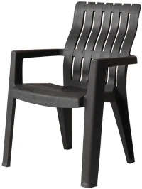 Стул b:rattan Chicago, антрацит