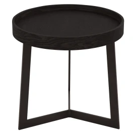 Стол журнальный Орбита 1 черный матовый