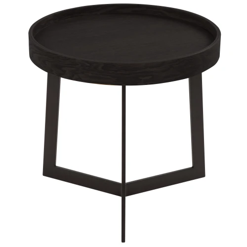 Стол журнальный Орбита 1 черный матовый