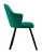Стул DikLine 345 K13 изумруд, ножки черные