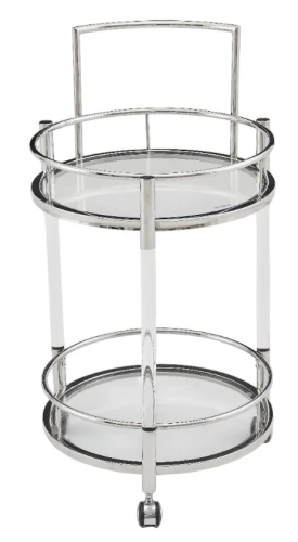 Столик сервировочный Моника ЕТ-221, 54х88 см, акрил/серебро
