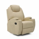 Электрический кресло-реклайнер Киви «KIWI» 3 в 1 (раскладывание, массаж и подогрев)  -  Beige