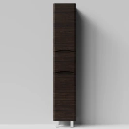 Пенал Адель 35 (1 ящик, 2 двери) напольный, Палисандр ПВХ 43101, левый, бельевая корзина