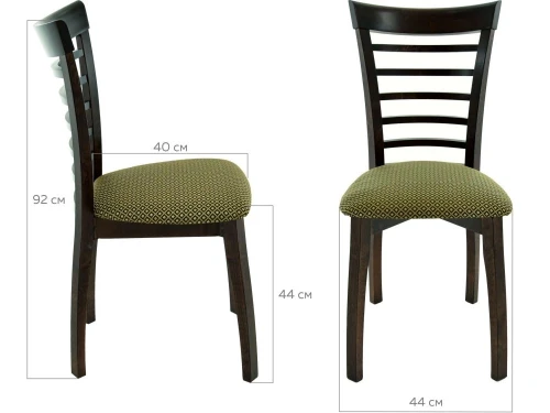 Стул «Бурбон», Ажур 22-2, орех темный