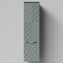 Пенал Липс 40, пример RAL 7005 Мышино-серый, матовая, подвесной, правый