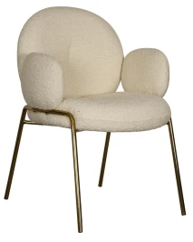 Стул обеденный Клауд TW-1137-А, молочный