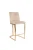 Стул барный Пресли BC-3024, бежевый/матовое золото