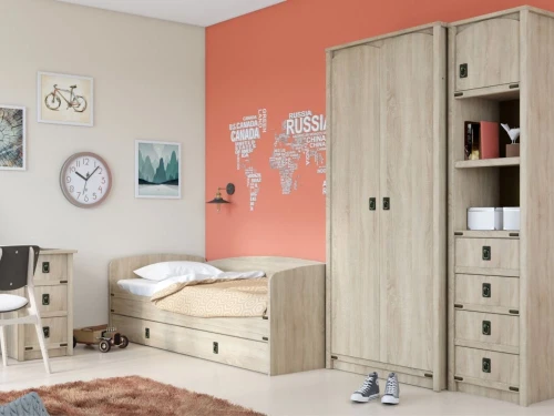 Шкаф «Валенсия» 2д, Дуб сонома