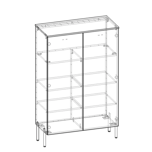 Шкаф низкий Капри 2