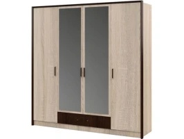 Шкаф «Эшли» 4дв, Венге/сонома