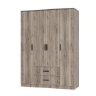 Шкаф 4-х створчатый Титан, Дуб смоки