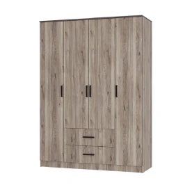 Шкаф 4-х створчатый Титан, Дуб смоки