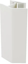 Угол для цоколя ПВХ 135 гр. Белый 95 мм
