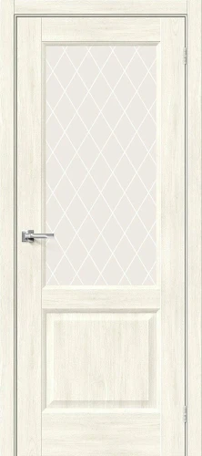 Межкомнатная дверь экошпон Неоклассик-33 Nordic Oak White Сrystal