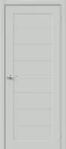 Межкомнатная дверь ПЭТ BRAVO Браво-20 Grey Silk