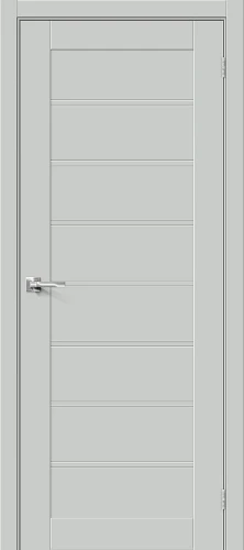 Межкомнатная дверь ПЭТ BRAVO Браво-20 Grey Silk